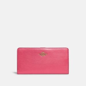 Coach Skinny Wallet in Petunia
